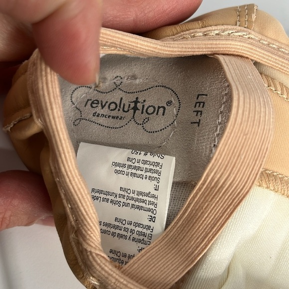 New Revolution Stretch Ballet Shoes - Classic Pink Style 150 M 10AD Women's 8.5 - Picture 6 of 10